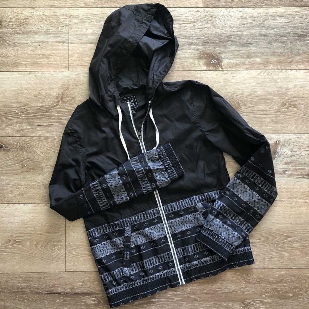 Patterned Windbreaker